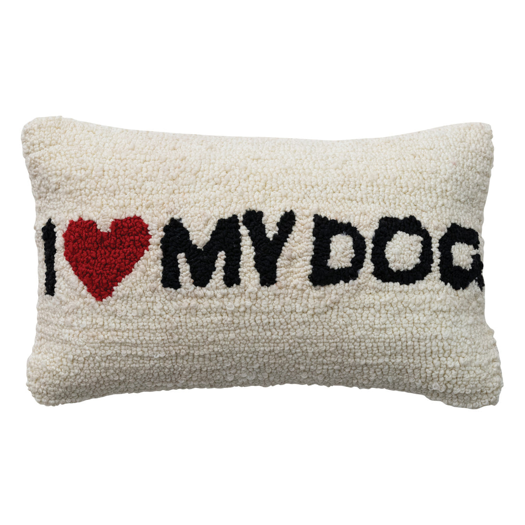 "I My Dog" Lumbar Pillow