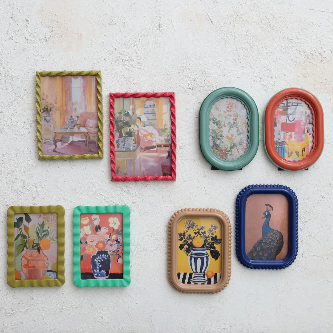 Vintage Inspired Kitschy Photo Frames - 8 Styles
