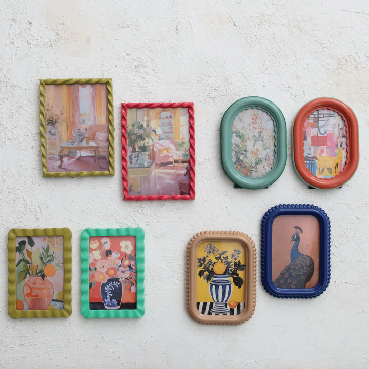 Vintage Inspired Kitschy Photo Frames - 8 Styles