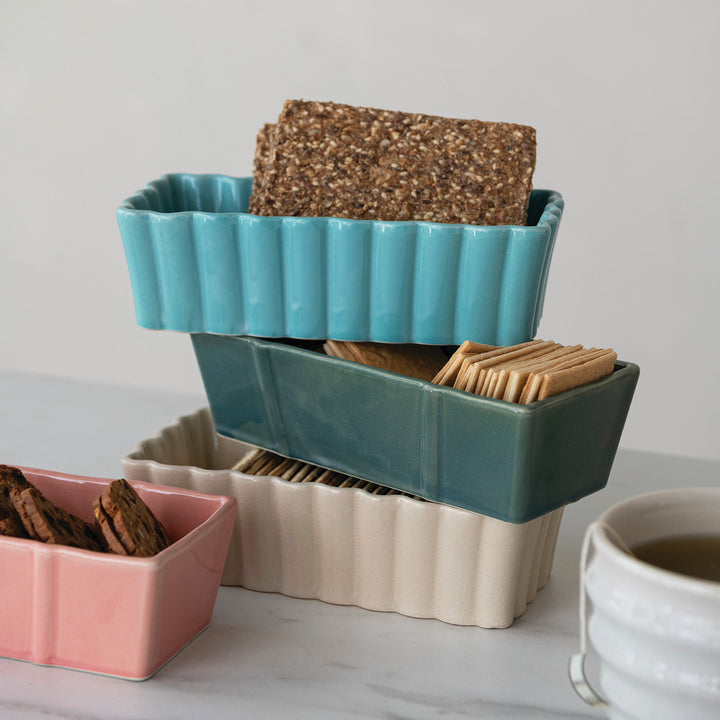 Stoneware Vintage Reproduction Dish, Choose from 4 Styles