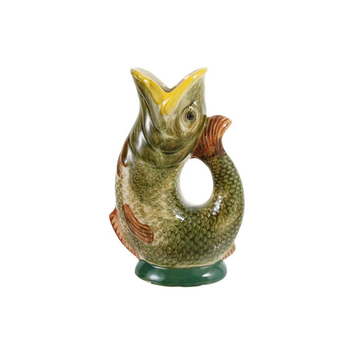Hand-Painted Fish Vintage Reproduction Pitcher