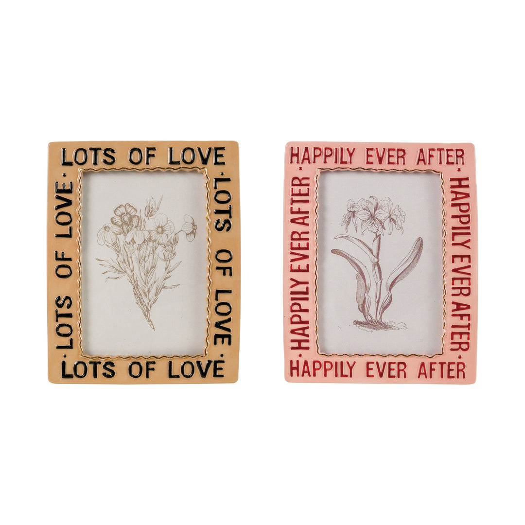 Hand-Painted Photo Frames, 2 Styles