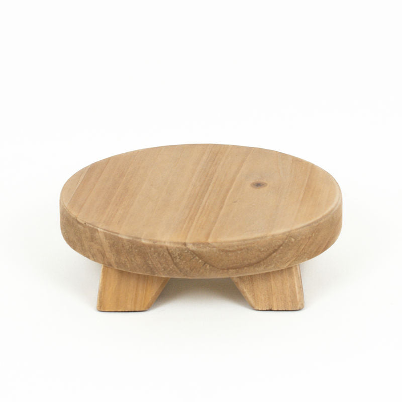 Round Wood Riser, 2 sizes, 4 colors