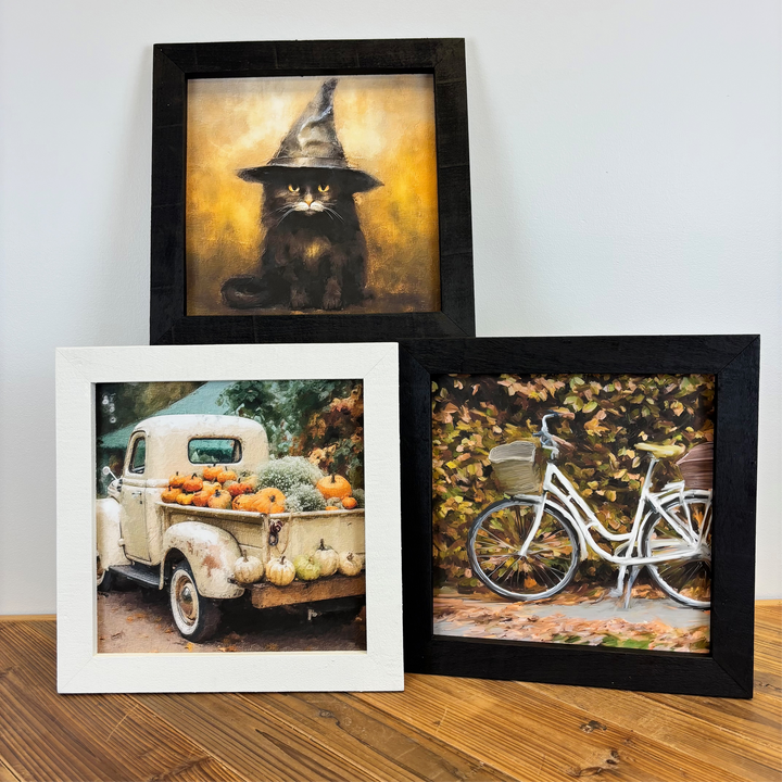 Halloween Framed Wall Art - Large Square