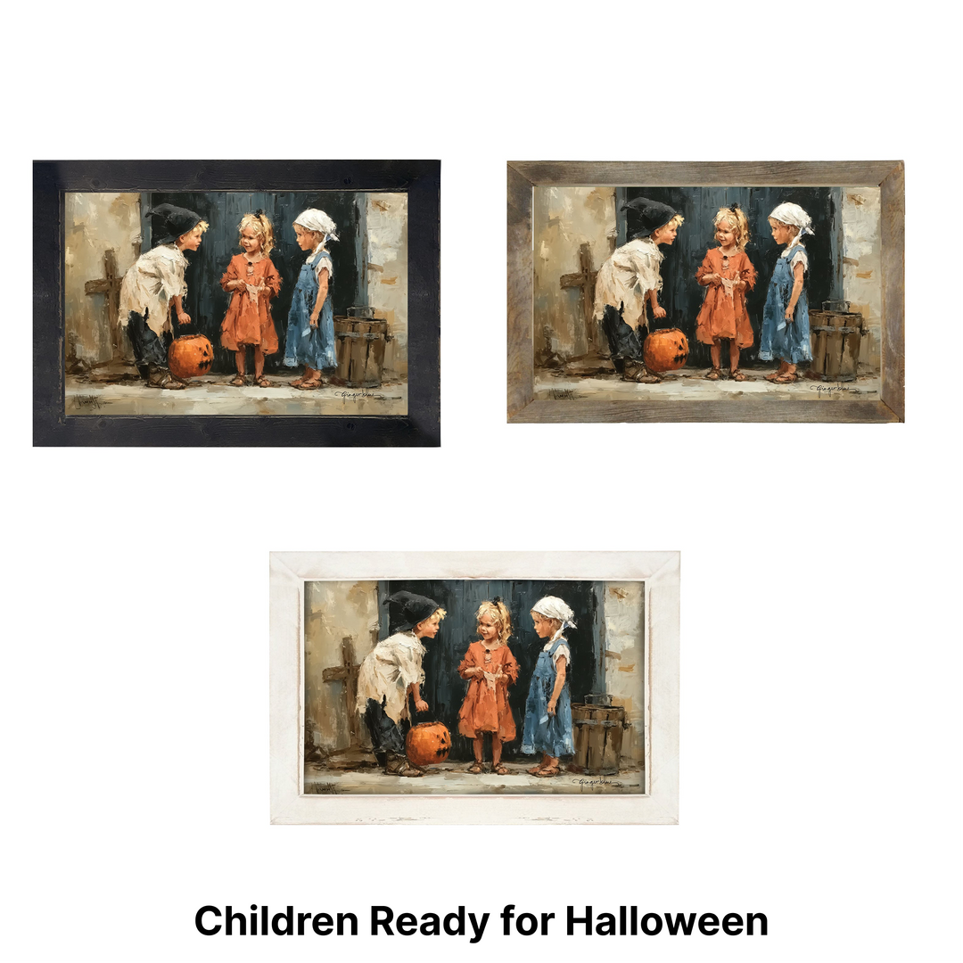 Halloween Framed Wall Art - Small Rectangle