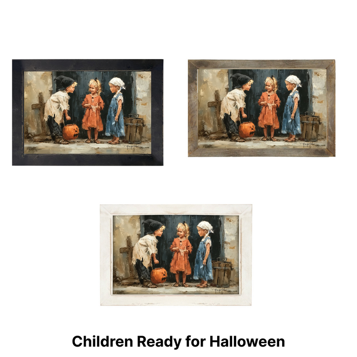 Halloween Framed Wall Art - Small Rectangle