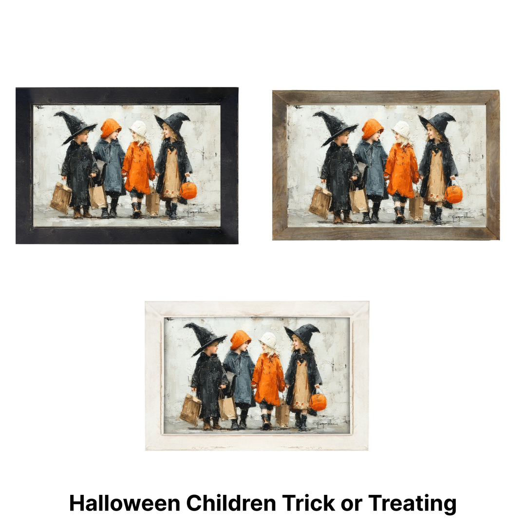 Halloween Framed Wall Art - Small Rectangle