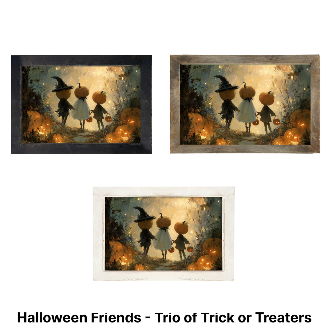 Halloween Framed Wall Art - Small Rectangle