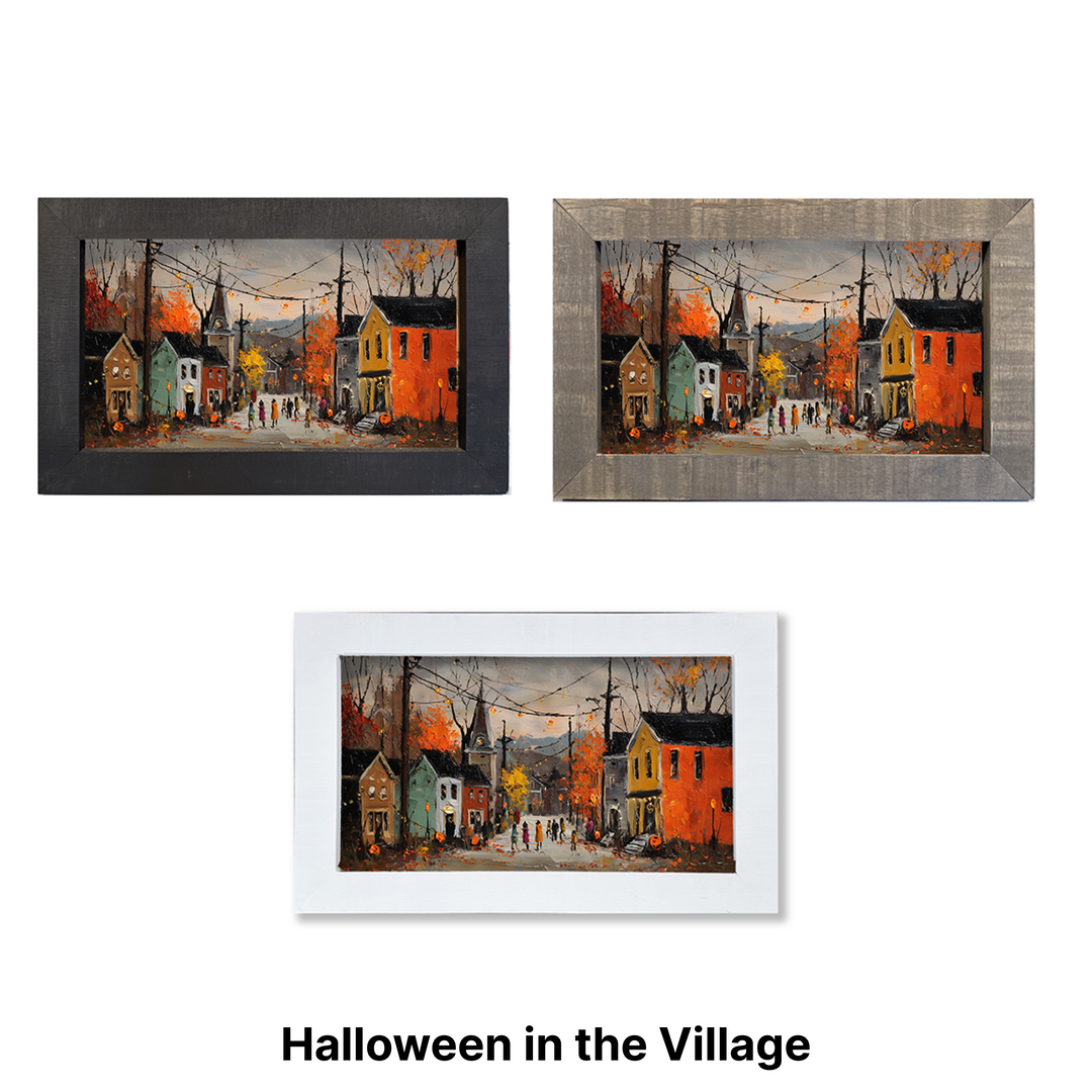 Halloween Framed Wall Art - Small Rectangle