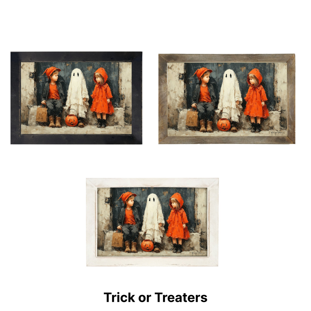 Halloween Framed Wall Art - Small Rectangle