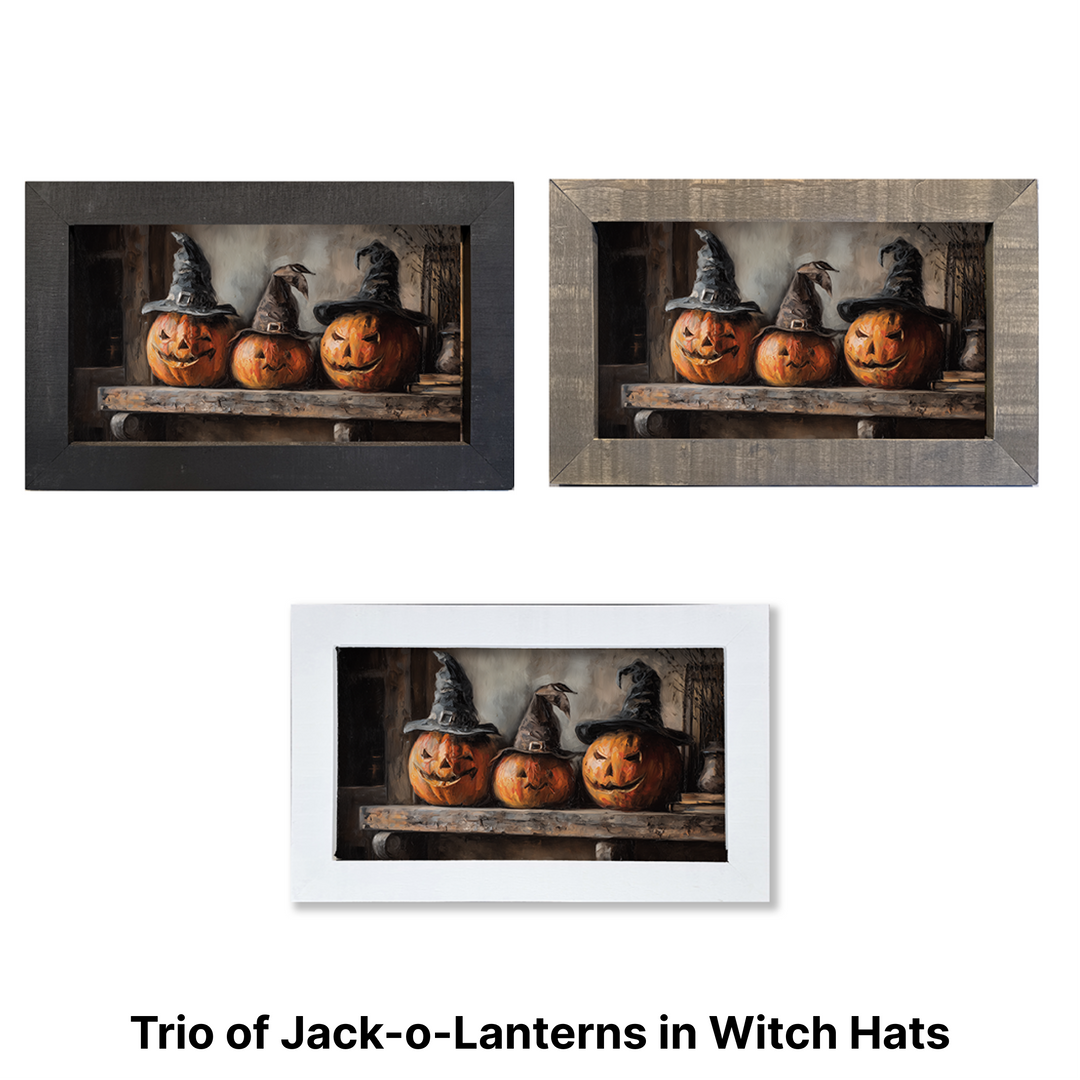 Halloween Framed Wall Art - Small Rectangle