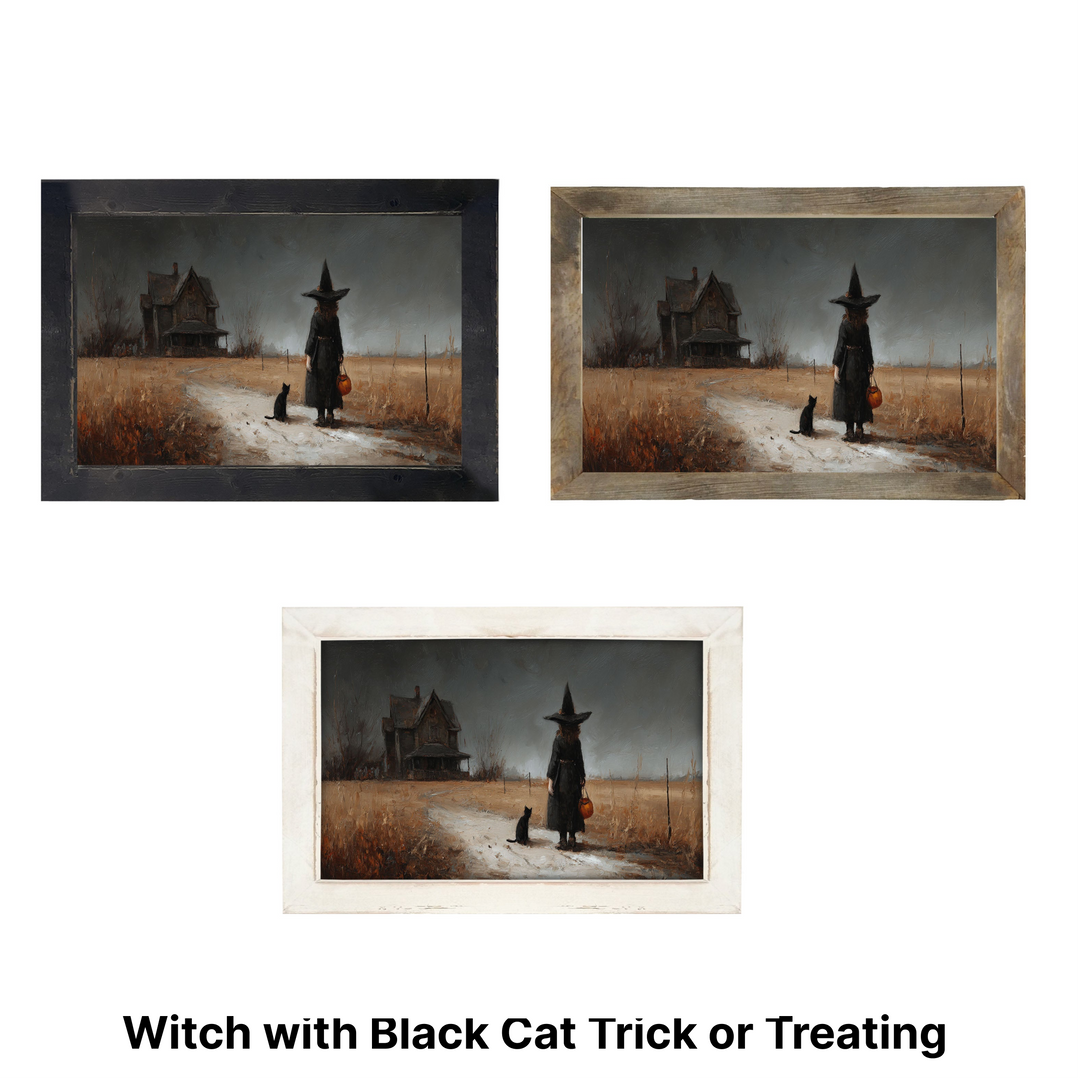 Halloween Framed Wall Art - Small Rectangle