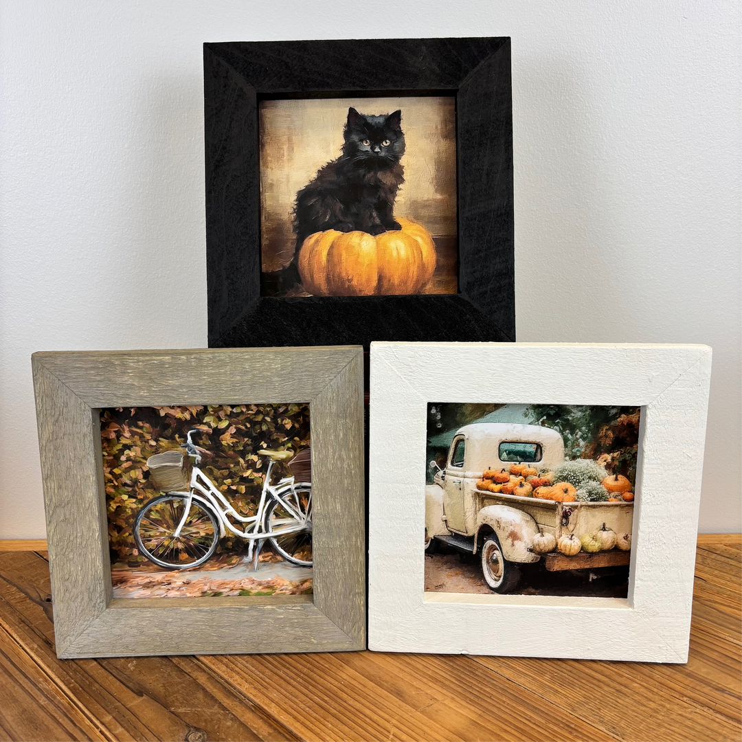 Halloween Framed Wall Art - Small Square