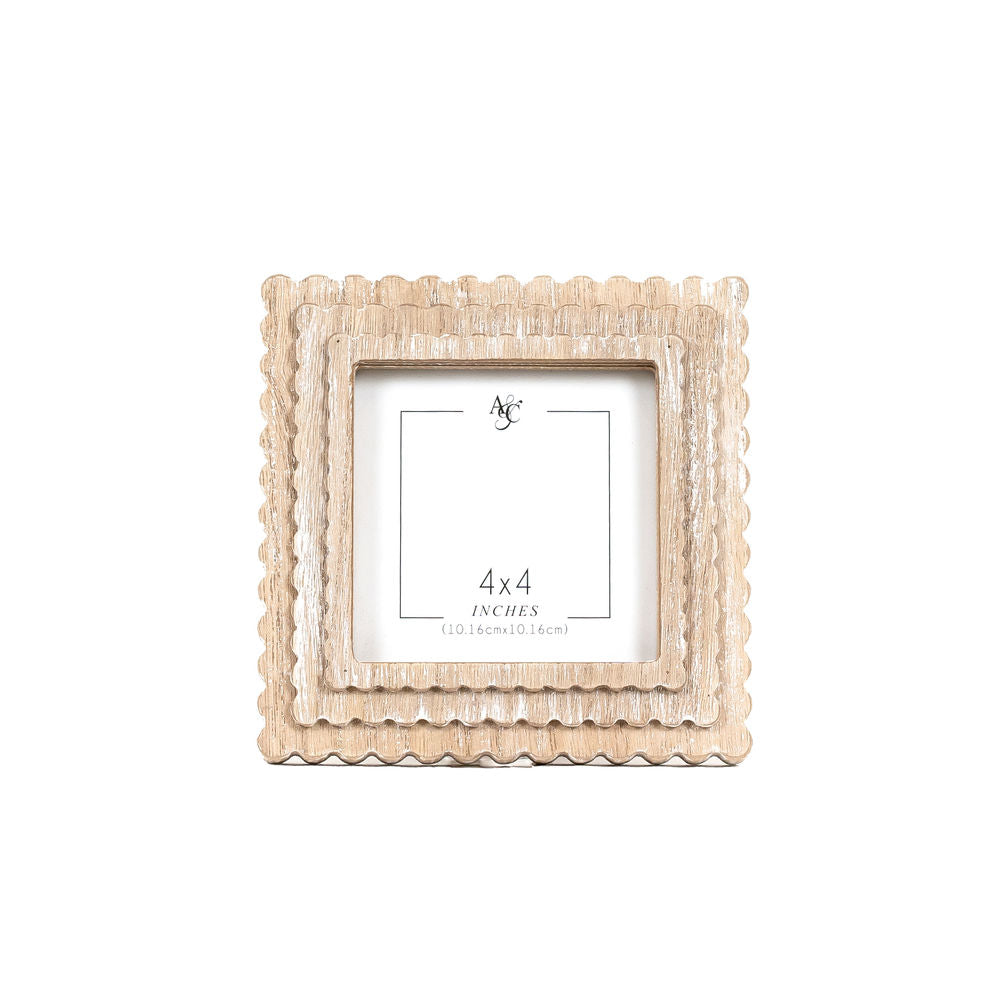 Wooden Scallop Frames
