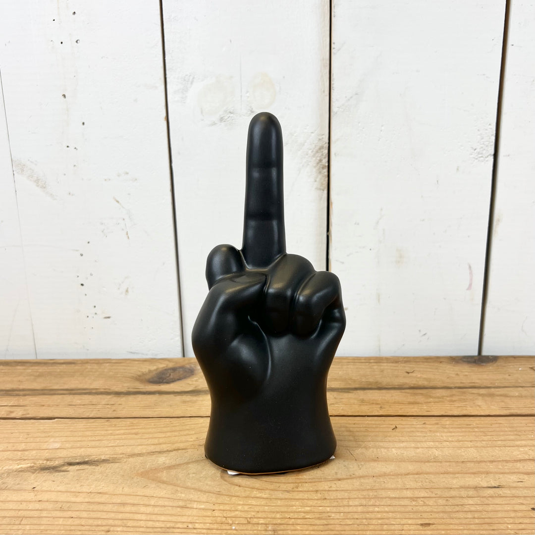 Traffic Finger Statue