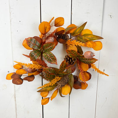 Mixed Fall Wheat and Eucalyptus Collection