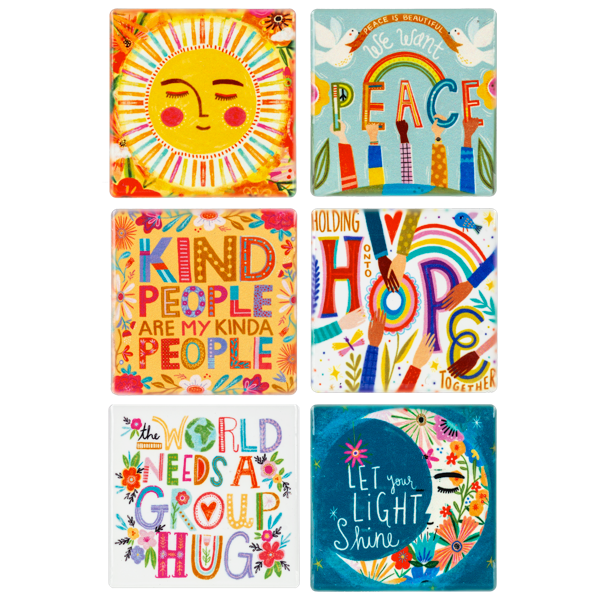 Whimsy Hope Magnets, 6 to choose from