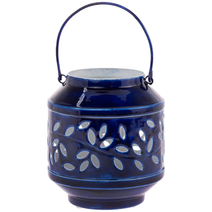 Navy Metal Lantern