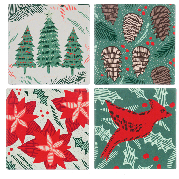 Creekside Coasters - Set of 4