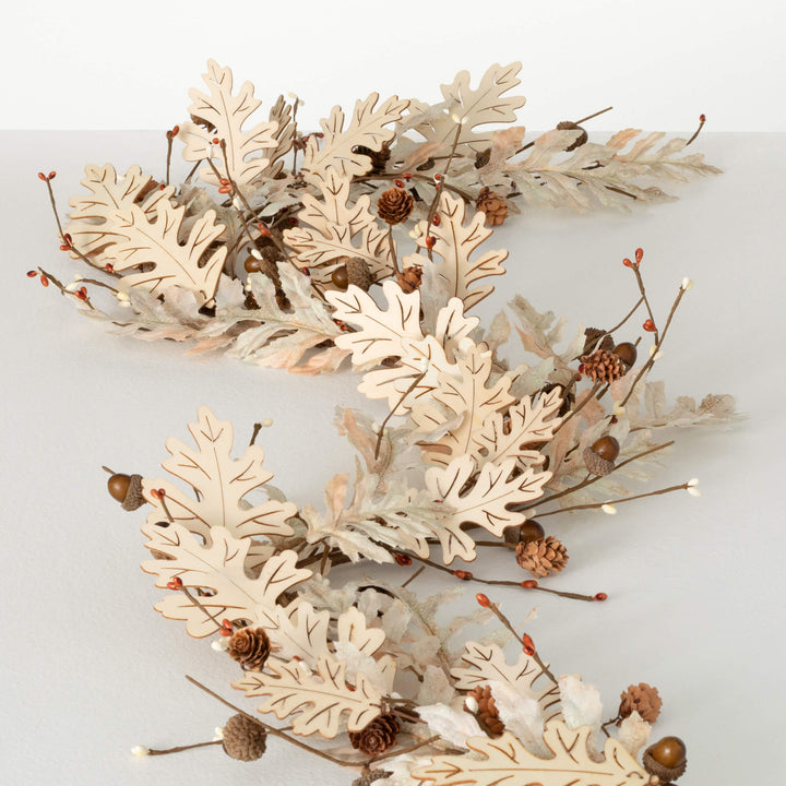 Oak Leaf with Wood Collection