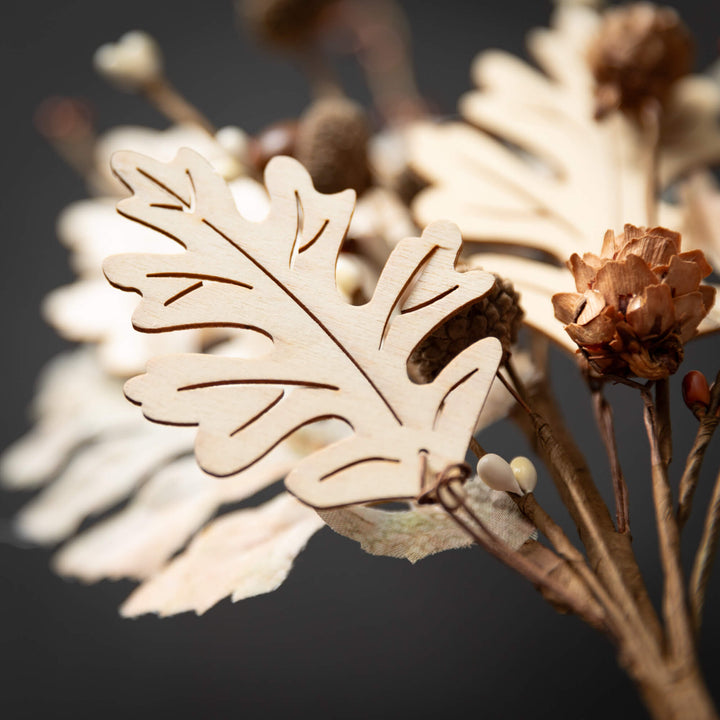 Oak Leaf with Wood Collection