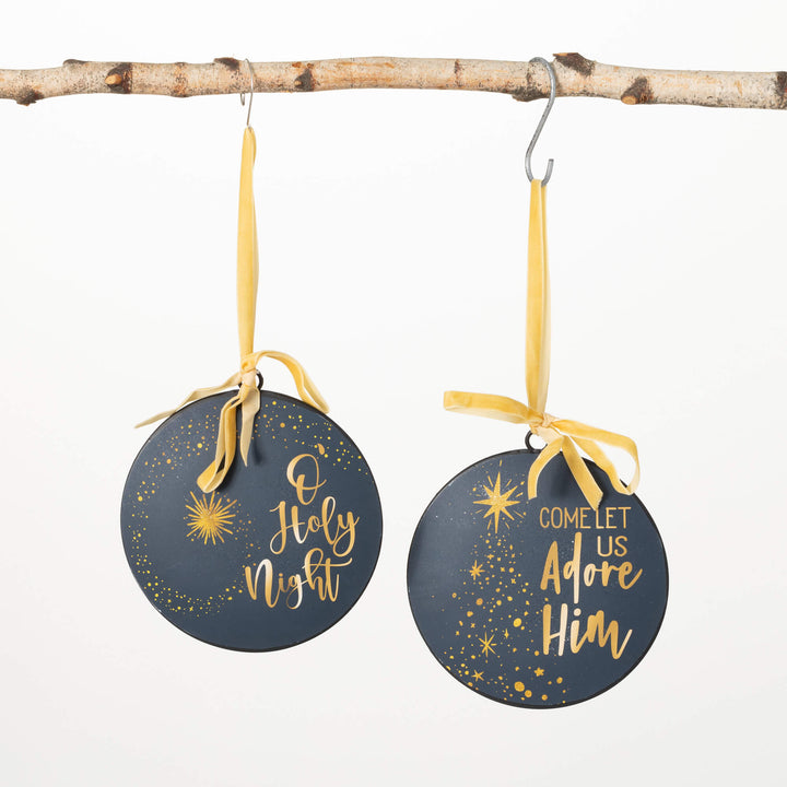 Celestial Disc Metal Ornaments - 2 Styles