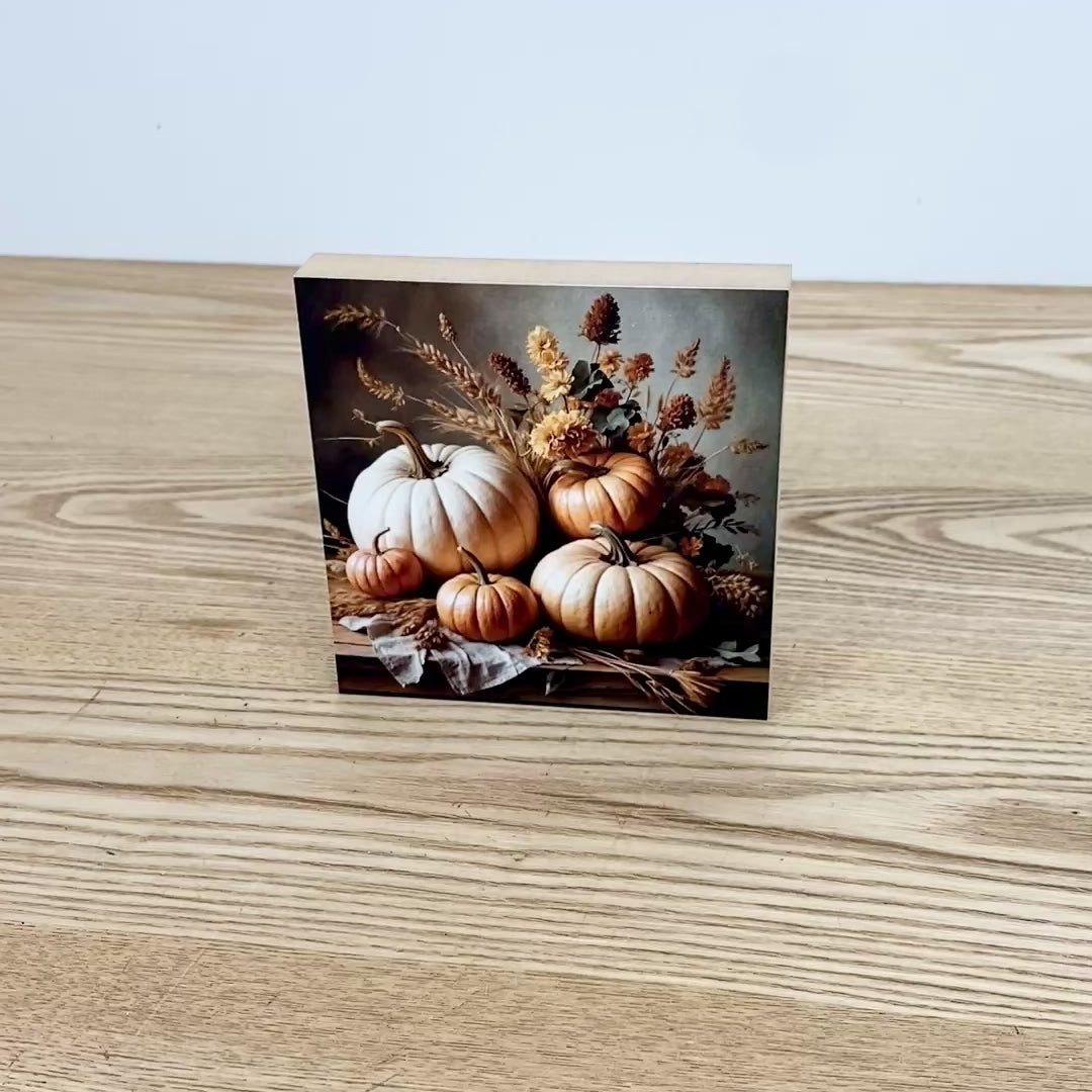 Fall Wooden Blocks