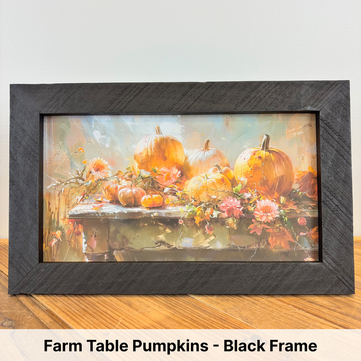 Fall Framed Wall Art - Small Rectangle
