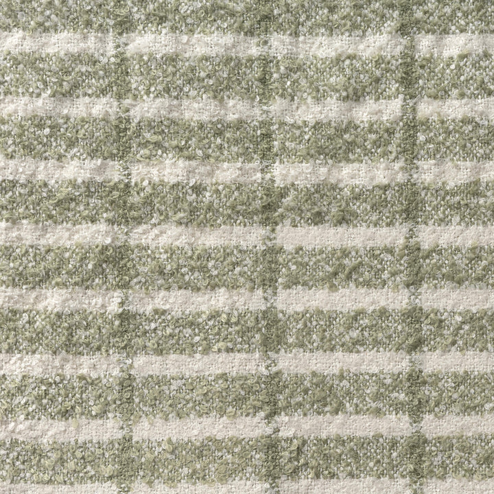 Green and Ivory Patterened Throw