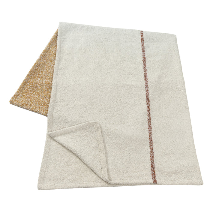 Ivory and Mustard Throw