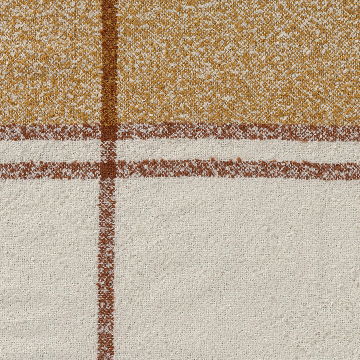 Ivory and Mustard Throw