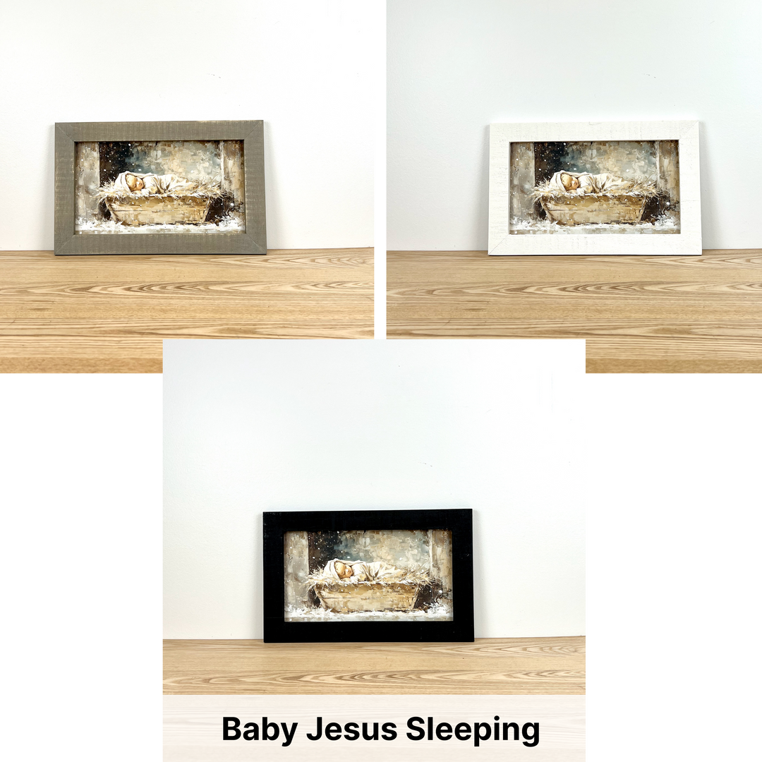 Christmas Framed Wall Art - Small Rectangle