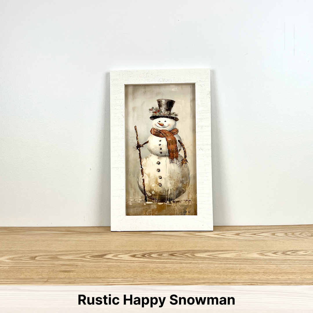 Christmas Framed Wall Art - Small Rectangle