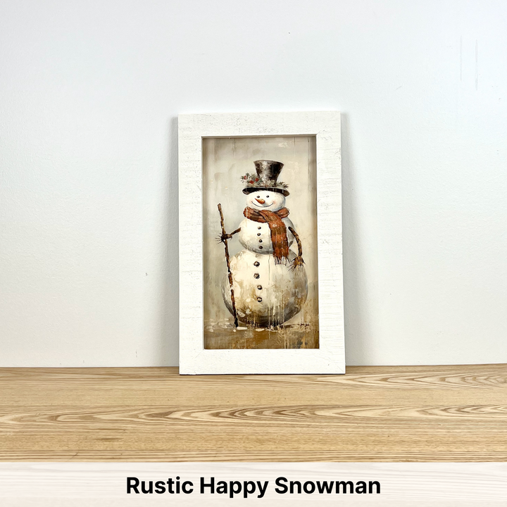 Christmas Framed Wall Art - Small Rectangle