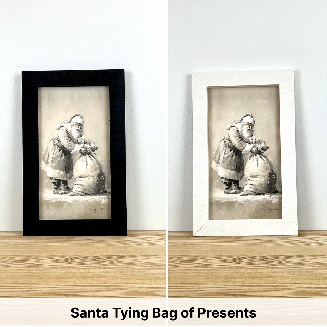 Christmas Framed Wall Art - Small Rectangle