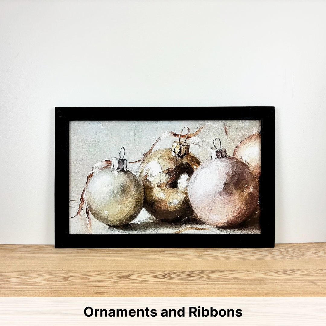 Christmas Framed Wall Art - Large Rectangle