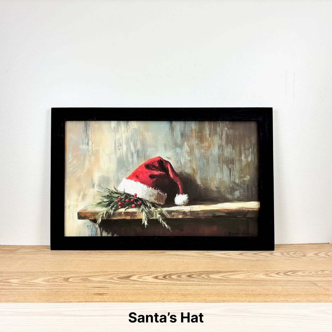 Christmas Framed Wall Art - Large Rectangle