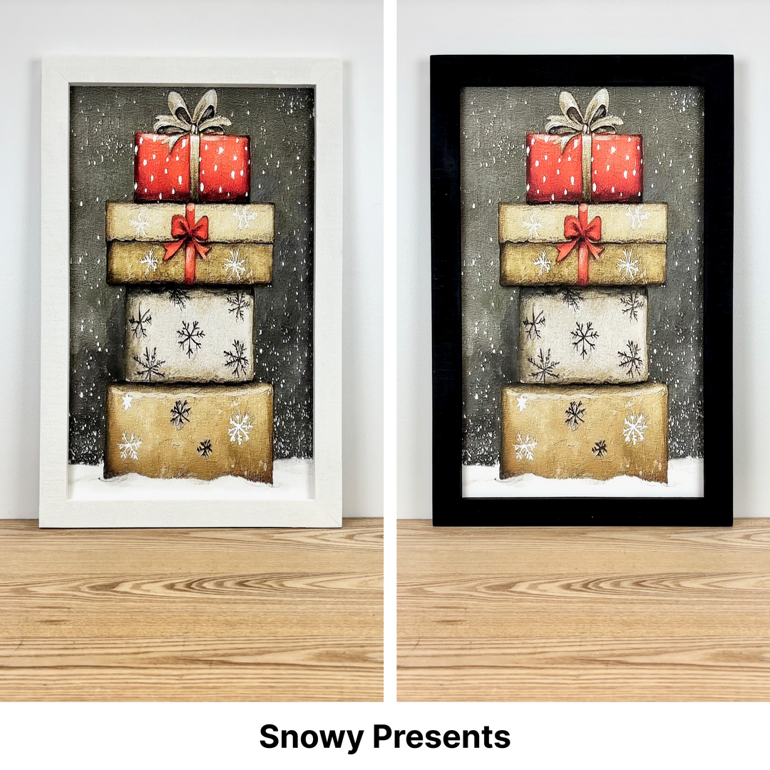 Christmas Framed Wall Art - Large Rectangle
