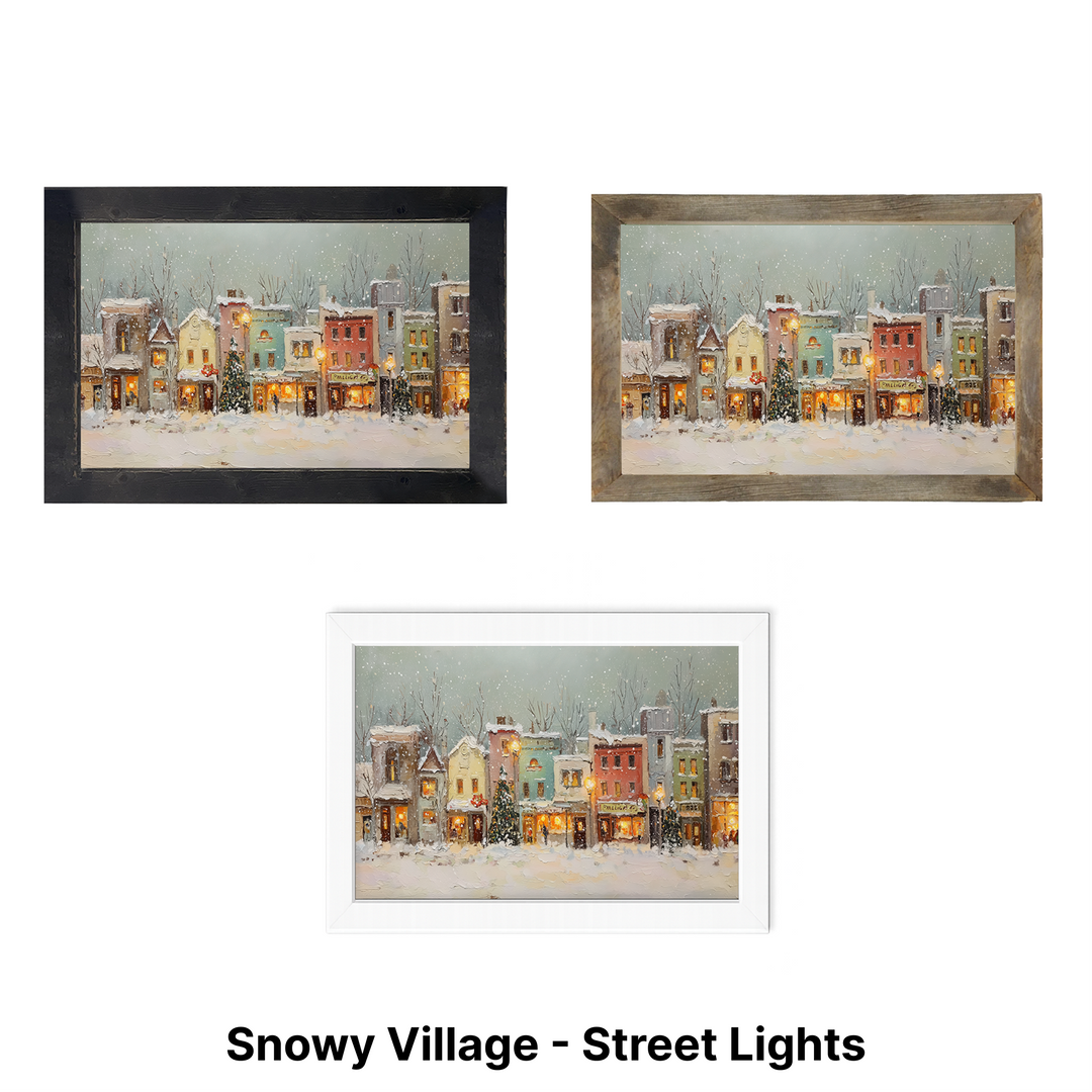 Christmas Framed Wall Art - Large Rectangle