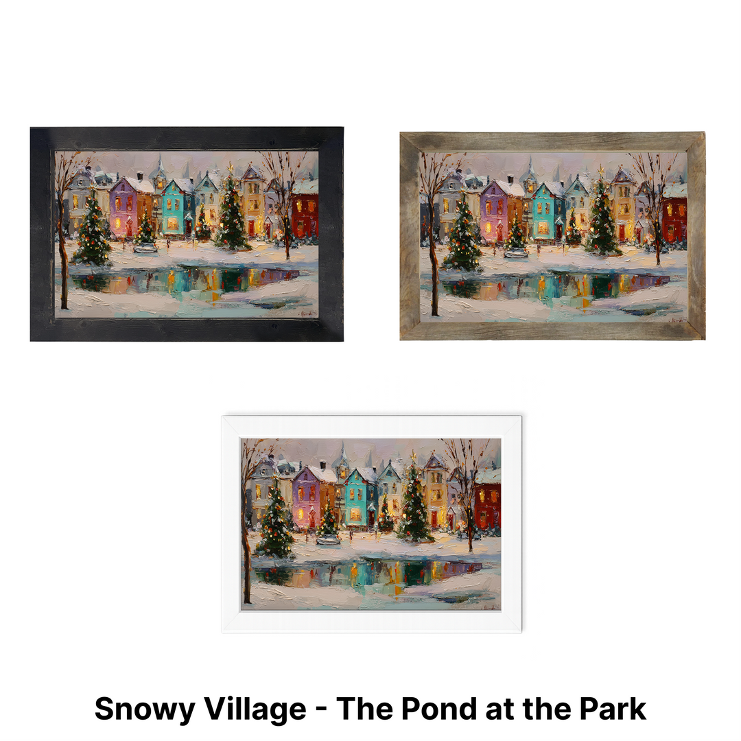 Christmas Framed Wall Art - Large Rectangle