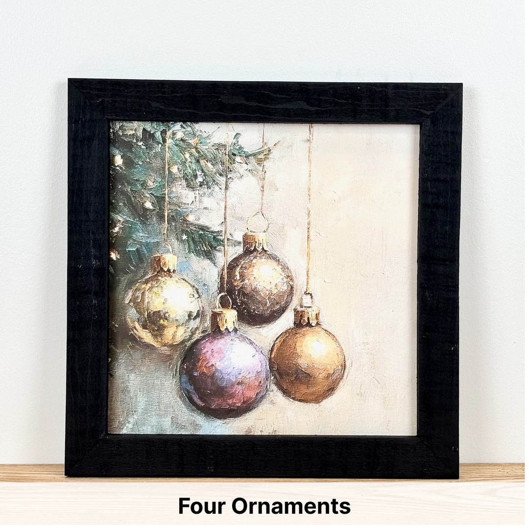 Christmas Framed Wall Art - Large Square