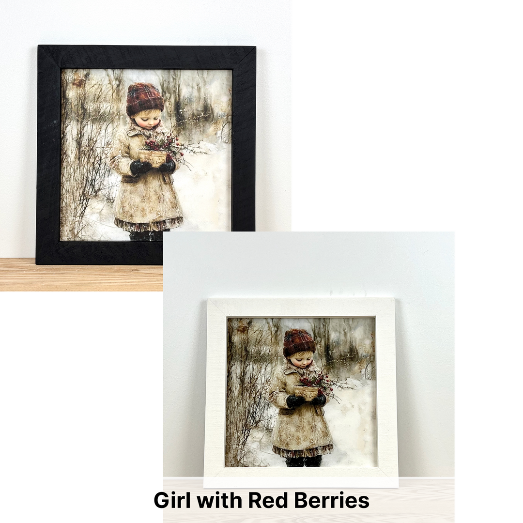 Christmas Framed Wall Art - Large Square