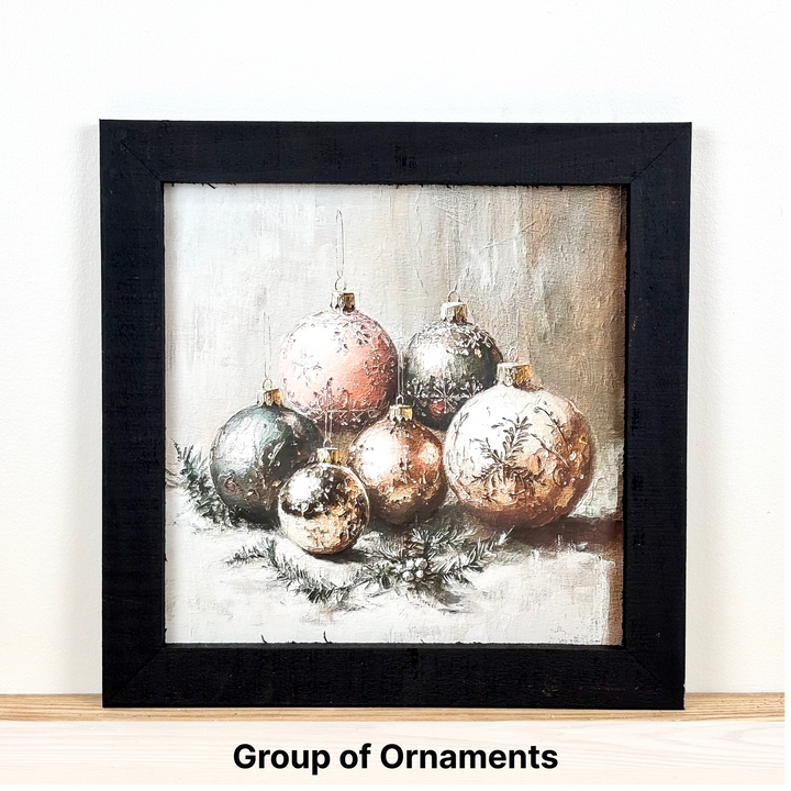 Christmas Framed Wall Art - Large Square