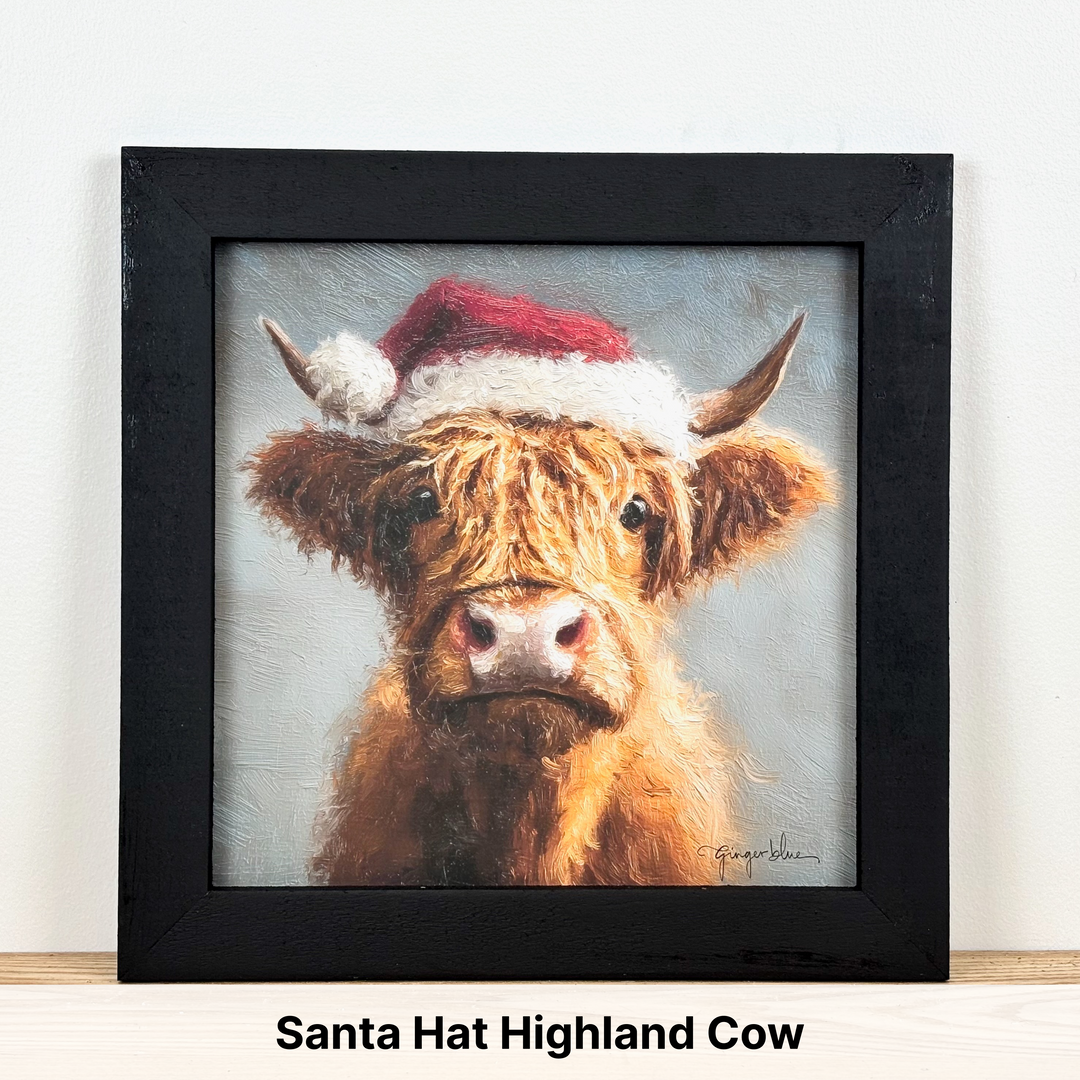 Christmas Framed Wall Art - Large Square