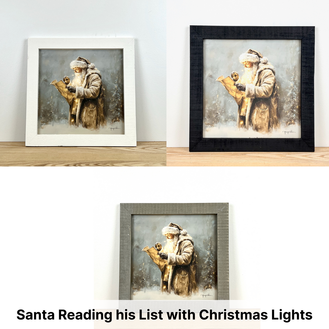 Christmas Framed Wall Art - Large Square