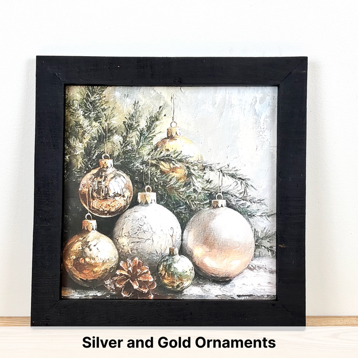 Christmas Framed Wall Art - Large Square