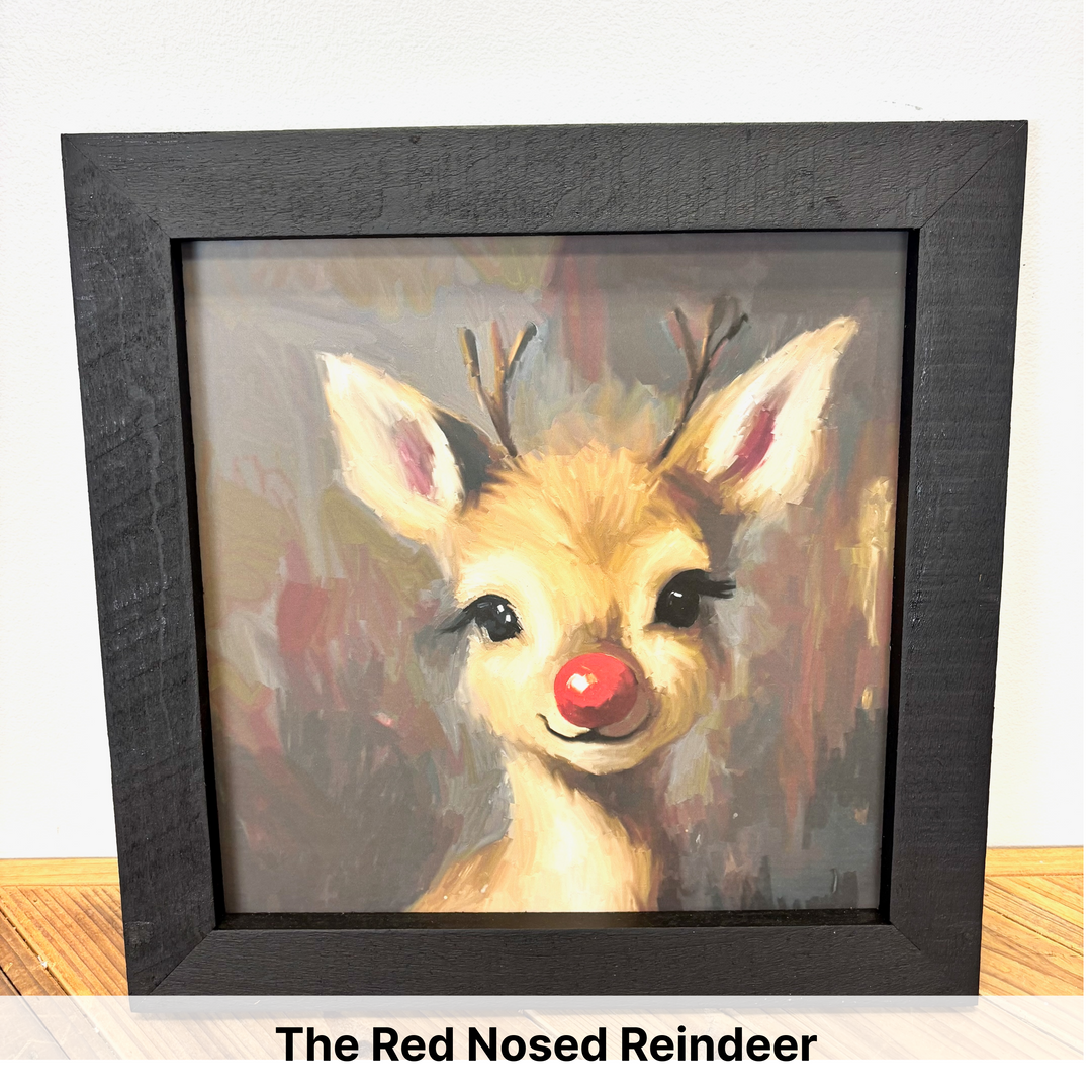Christmas Framed Wall Art - Large Square