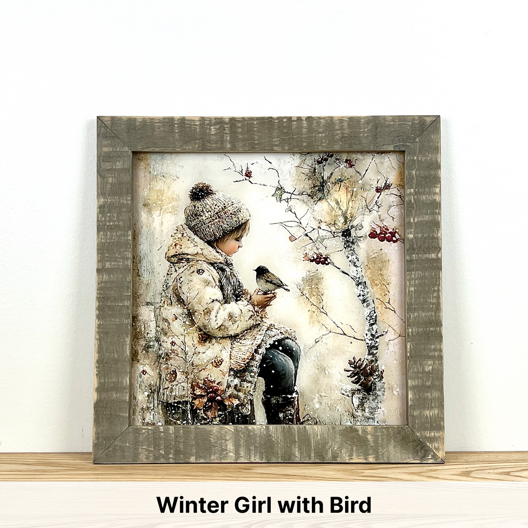 Christmas Framed Wall Art - Large Square
