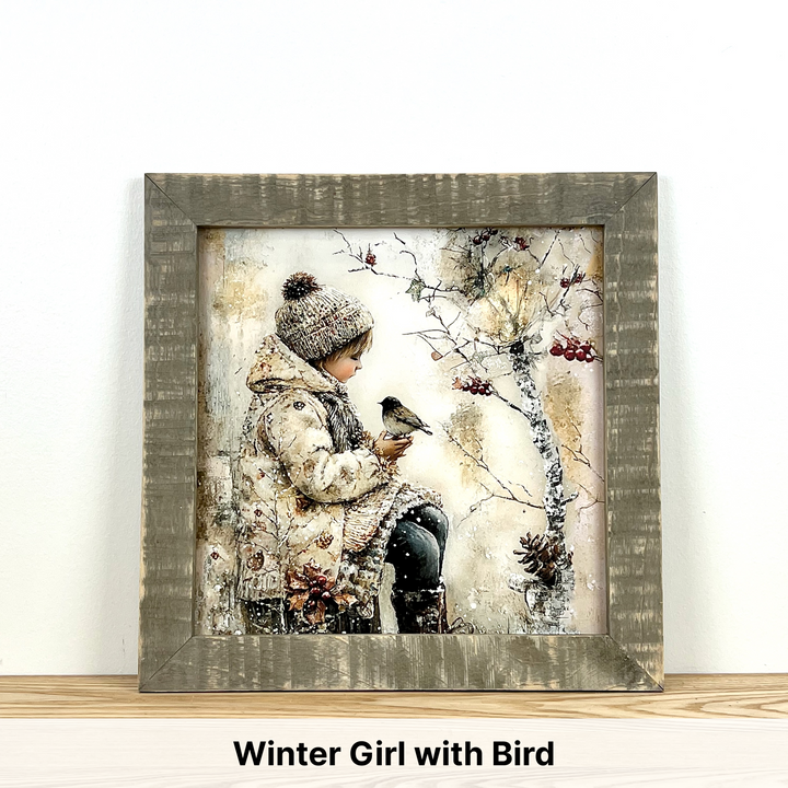Christmas Framed Wall Art - Large Square