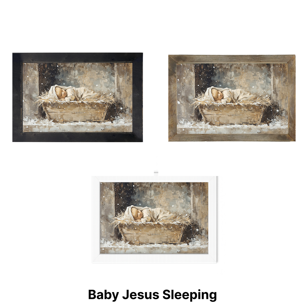 Christmas Framed Wall Art - Small Rectangle